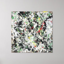 J. P. - Nummer 12-1950 - Åtgärdsmålning - Canvastryck