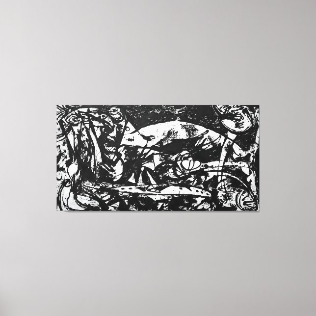 J. P. - NUMMER 14-1951 - Svart beskällningar - Canvastryck (Framsida)