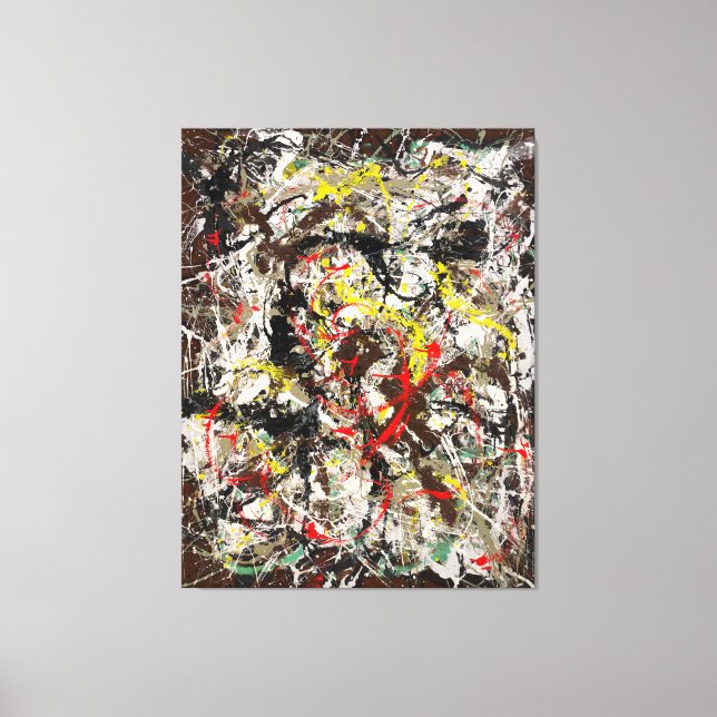 J. P. - NUMMER 4 - 1950 - Åtgärdsmålning - Canvastryck (Framsida)