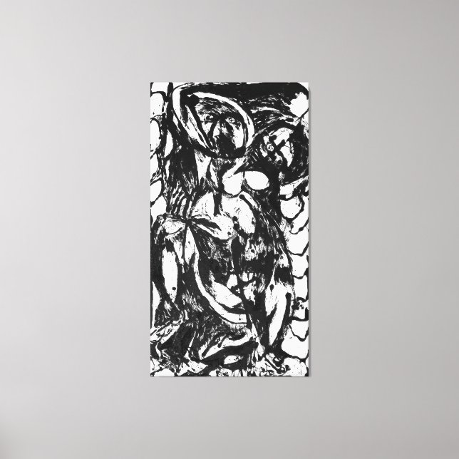 J. P. - NUMMER 5-1952 - Svart beskällning - Canvastryck (Framsida)