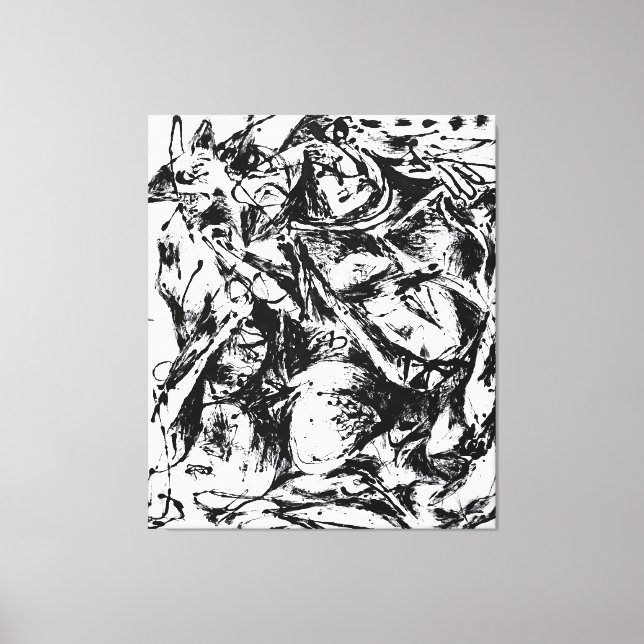 J. P. - NUMMER 6-1952 - Svart beskällning - Canvastryck (Framsida)