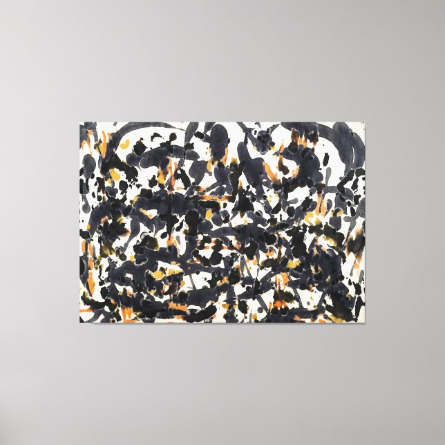 J. P. - OTITLED - c. 1951 - Abstrakt - Canvastryck (Framsida)