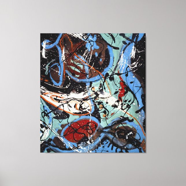 J. P. - Sammansättning med Poring II - 1943 - Canvastryck (Framsida)