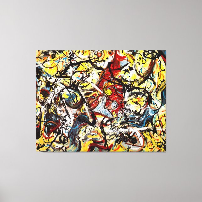 J. P. - Sammansättning med strömmen I - 1943 - Canvastryck (Framsida)