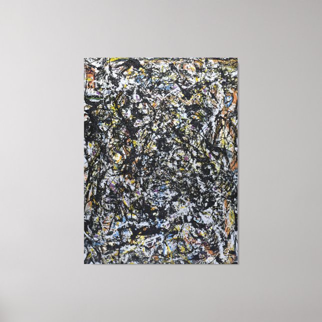 J. P. - SEA CHANGE - 1947 - Action Painting - Canvastryck (Framsida)