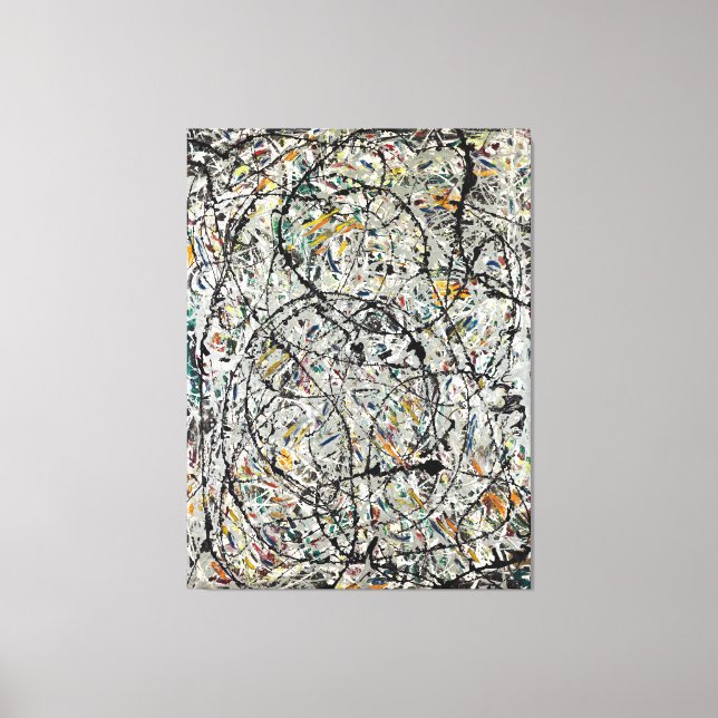 J. P. - WATERY VÄG - 1947 - Action Painting Canvastryck (Framsida)