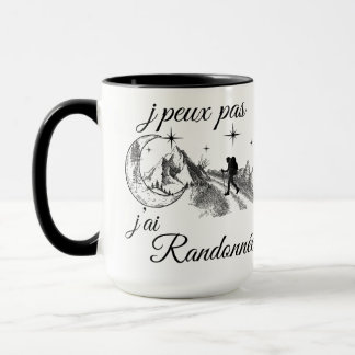 J’peux pas, j’ai randonnée – Randonneur paysage Mugg