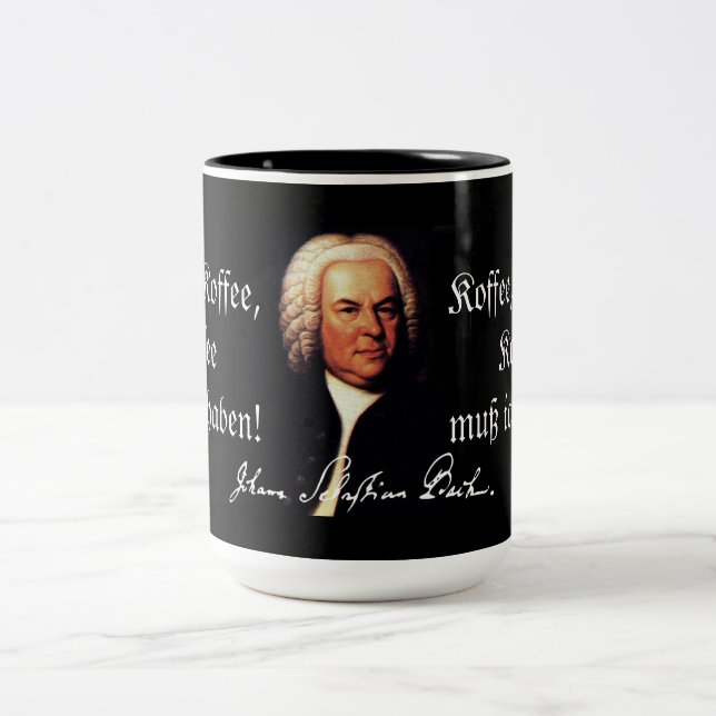 J.S. Bach Koffee mugg (Center)