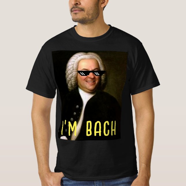 J.S. Bach Meme T-Shirt (Framsida)