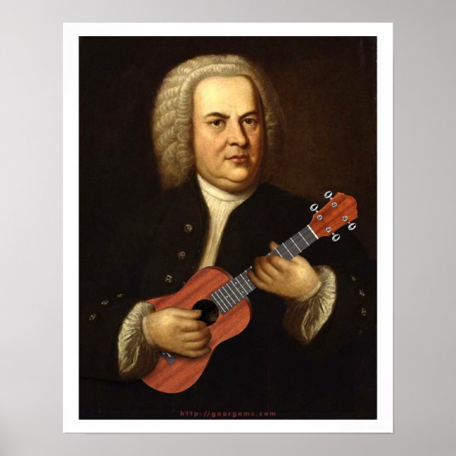 J.S. Bach on Uke Poster (Framsidan)