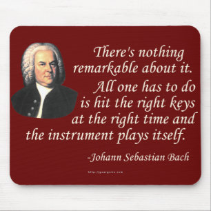 J.S. Bach på att leka Musmatta