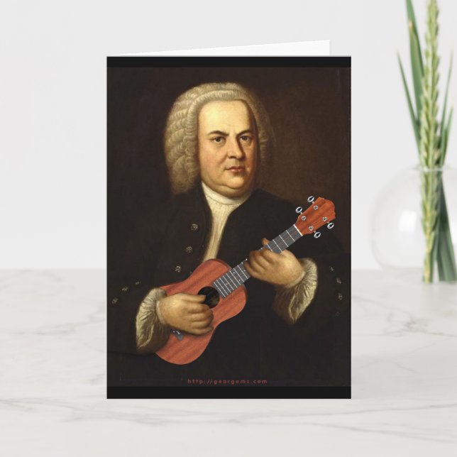 J.S. Bach på Uke Kort (Framsida)