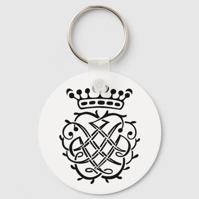 J.S. Bach seal Nyckelring (Framsida)