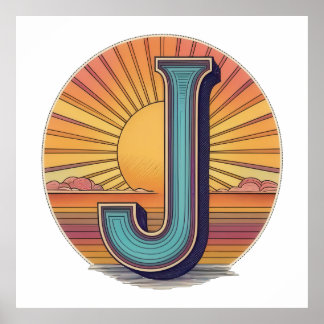 J Sunrise Splendor Poster