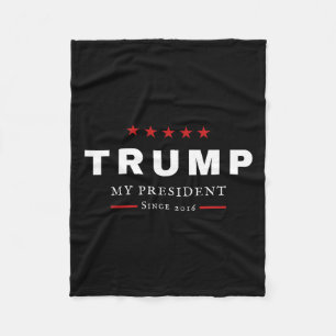 J Trump är min talman sedan 2016 Maga Patriotic Fleecefilt