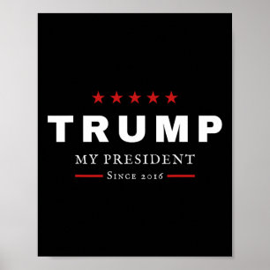 J Trump är min talman sedan 2016 Maga Patriotic Poster