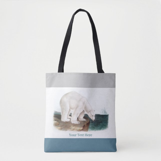 J.W. Audubon - Ursus Maritimus Polar Bear Tygkasse (Framsida)