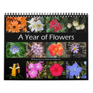 J.W. Tilldelade blomsterväggskalender 1. Faderinn Kalender