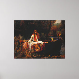 J. W. WATERHOUSE - DAM OF SHALOTT - 1888 - CANVASTRYCK