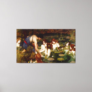 J. W. WATERHOUSE - HYLAS AND THE NYMPHS - 1896 - CANVASTRYCK