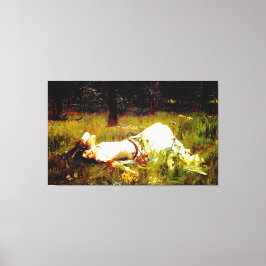 J. W. WATERHOUSE - OPHELIA - 1889 - Pre-Raphaelite Canvastryck