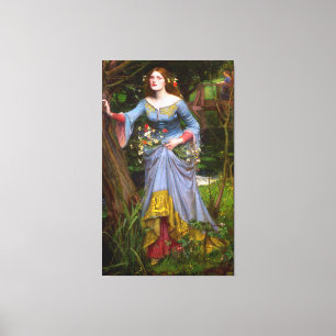 J. W. WATERHOUSE - OPHELIA - 1910 - Pre-Raphaelite Canvastryck