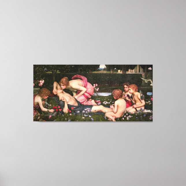 J. W. WATERHOUSE - THE AWAKENING OF ADONIS - 1899 CANVASTRYCK (Framsida)