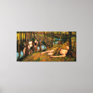 J. WATERHOUSE - A NAIAD (Hylas with a Nymph) 1893 Canvastryck