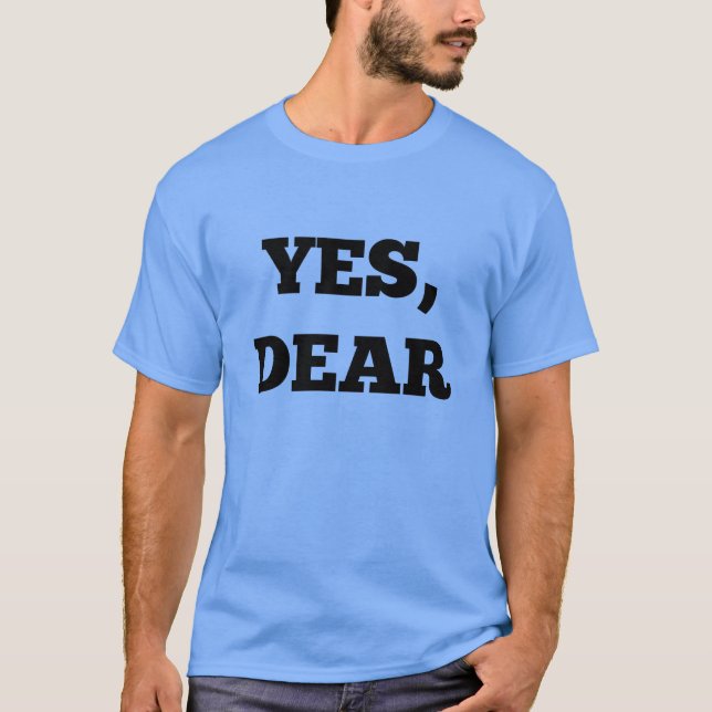 Ja, älskling t-shirt (Framsida)