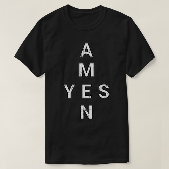 Ja & Amen T Shirt (Design framsida)