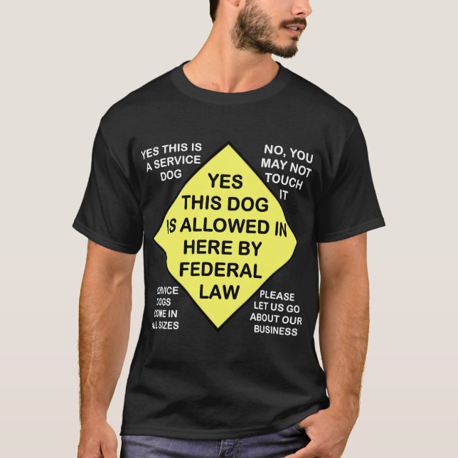 JA ÄR DENNA HUND TILLÅTEN IN HÄR TEE (Framsida)