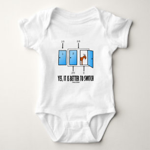 Ja är det bättre att koppla (tre dörrar en get) t-shirt