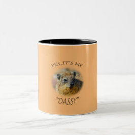 JA är DET MIG, "DASSY ", Två-Tonad Mugg