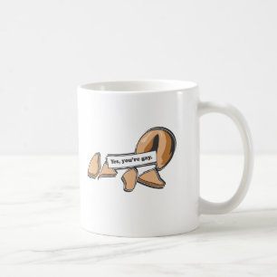 JA är DU DEN GLADA FÖRMÖGENHETKAKAN Kaffemugg