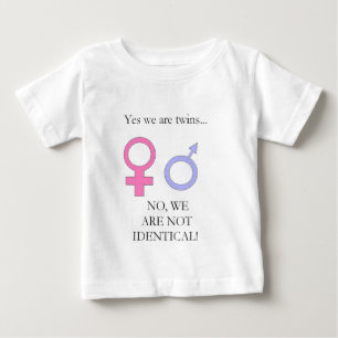 Ja är vi twillingar tee