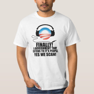 Ja avläser vi - Anti Obama NSA som snokar skandal Tröja