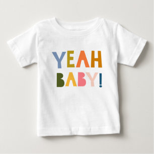 "Ja, Baby!" Lycklig Colorful Hand Lettering Quote T Shirt