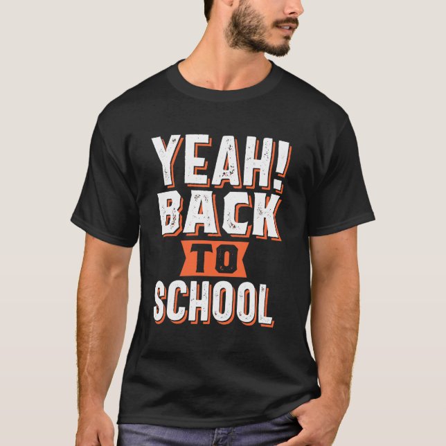 Ja! Back to school T Shirt (Framsida)
