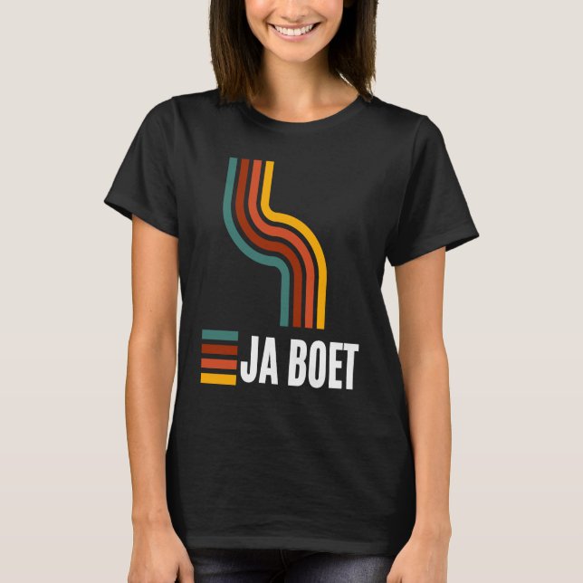 Ja boet South African Afrikaans T Shirt (Framsida)