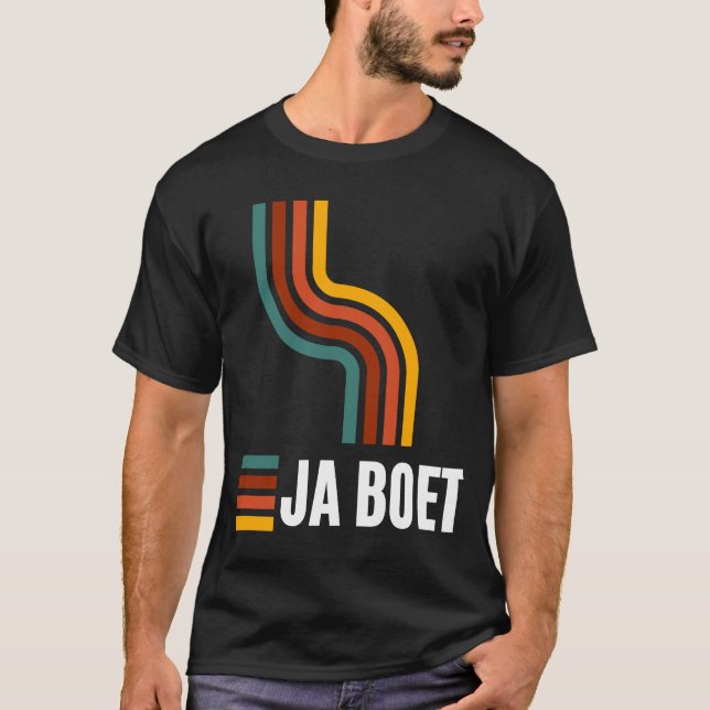 Ja boet South African Afrikaans T Shirt (Framsida)