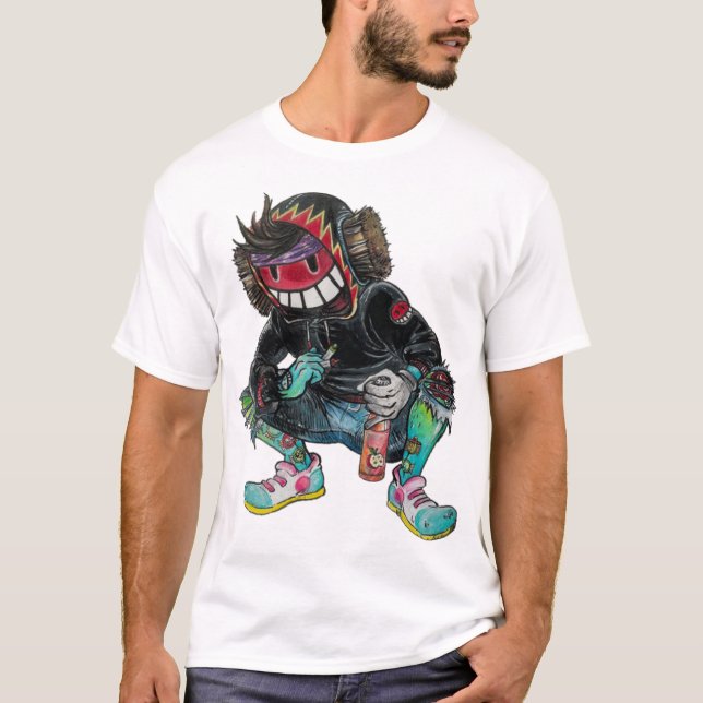 Ja, Boys Brush Guy Merch T Shirt (Framsida)