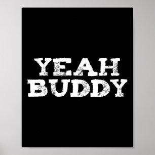 Ja Buddy Bodybuilding Gym Fitness Workout Poster
