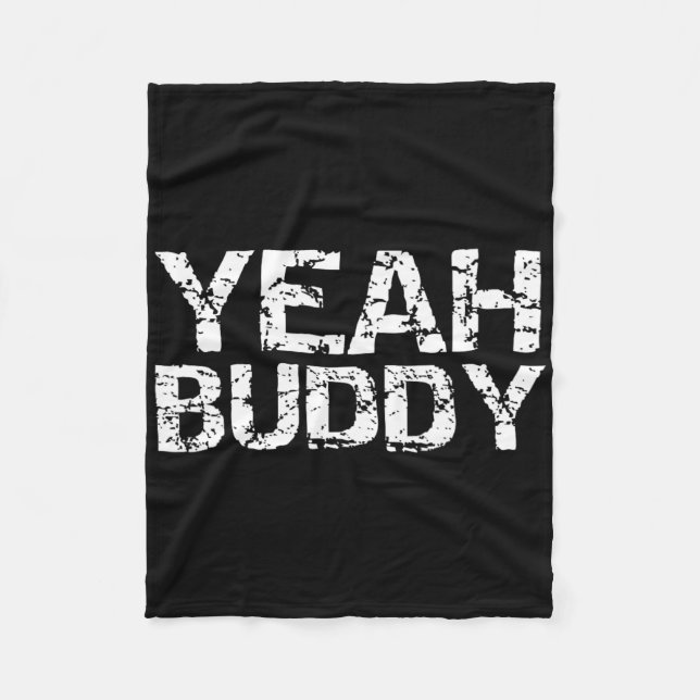 Ja, Buddy Funny Exercise Sayed Gym Workout Quote Fleecefilt (Framsidan)