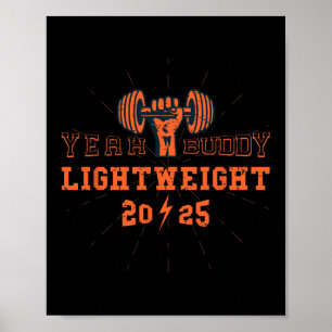 Ja Buddy Lightweight 2025 Gym och Bodybuilding M Poster