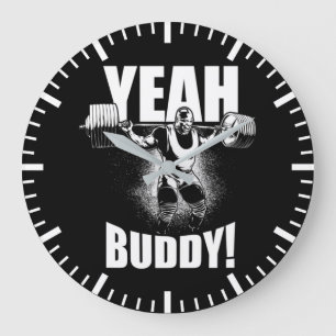Ja Buddy - Ronnie Coleman Squat - Gym Motivation Stor Klocka