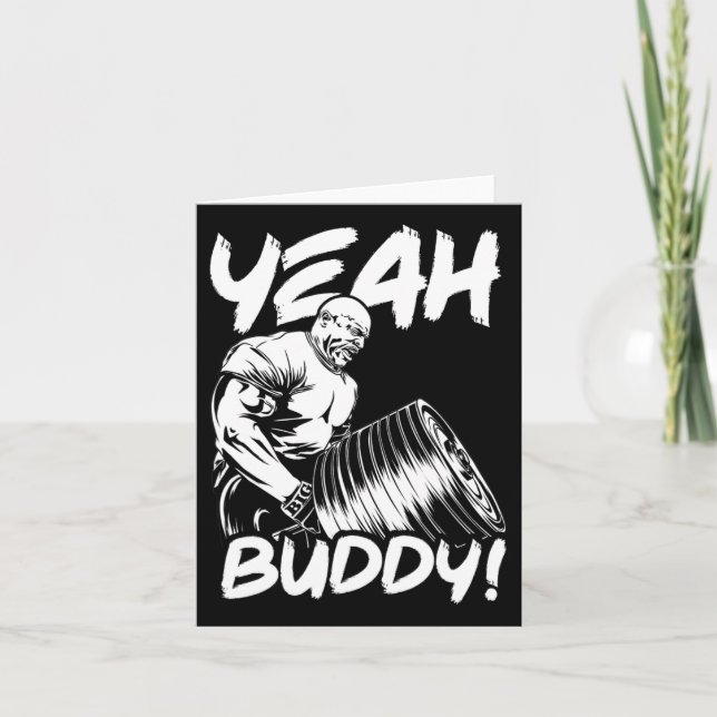 Ja Buddy - Ronnie Coleman T-pub Row - Gym Motiva Kort (Framsida)