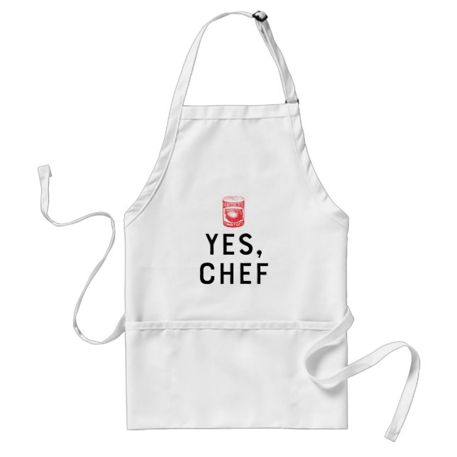 Ja, Chef Ckonserverade tomater Vintage Stil Förkläde (Framsidan)