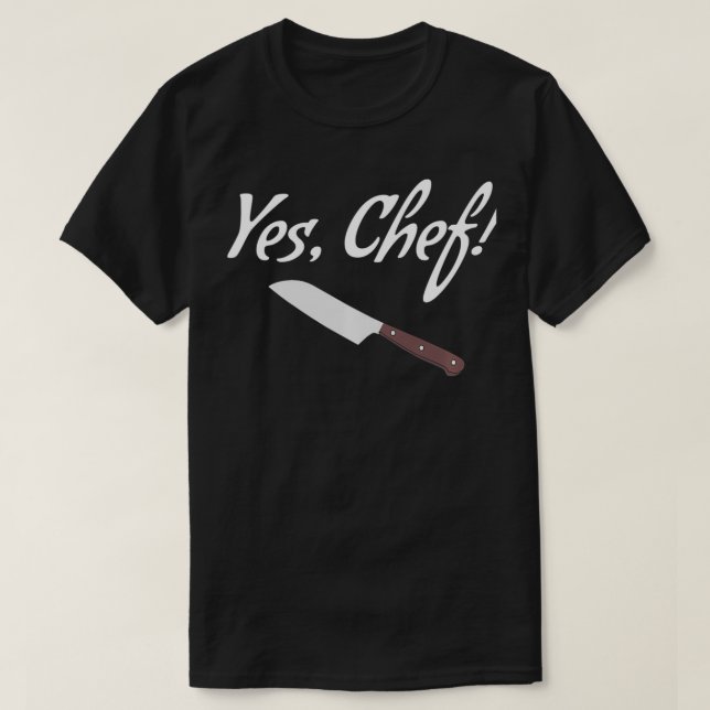 Ja Chef Funny Culinary Kitchen Cook Pullover T Shirt (Design framsida)