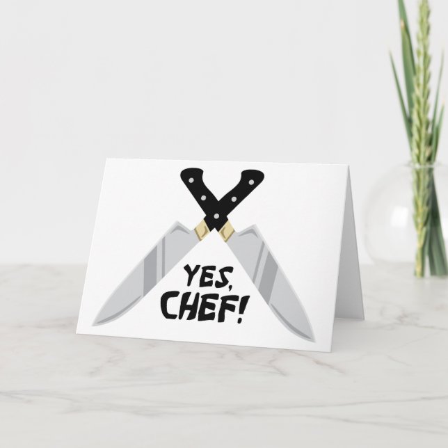 Ja Chef Kort (Framsida)