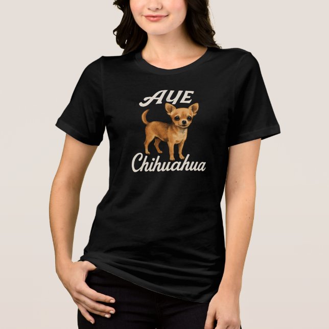 JA Chihuahua T Shirt (Framsida)